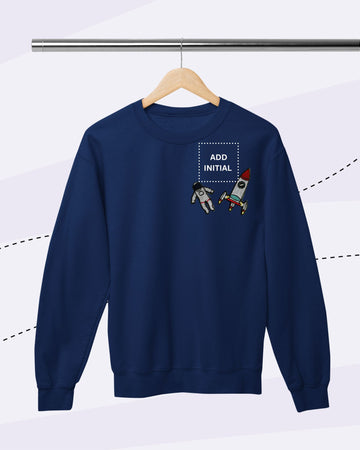 TINY EXPLORES -  SWEATSHIRTS  - PATCH - NAVY