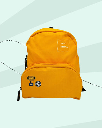 TINY PLAYS -  BACKPACK YELLOW (PATCH)