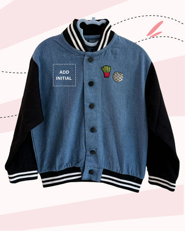 TINY EATS DENIM VARSITY (PATCH)