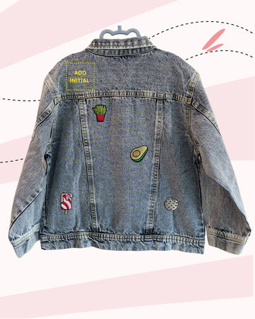 TINY EATS DENIM JACKET (PATCH)