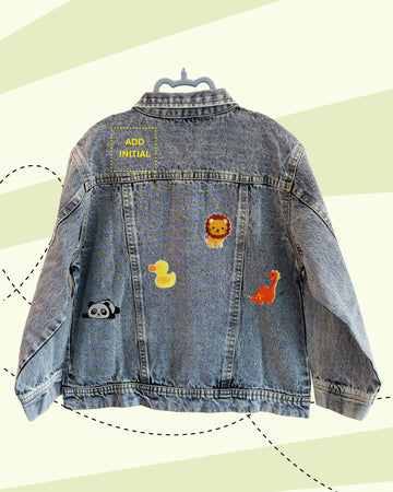TINY GOES WILD DENIM JACKET (PATCH)