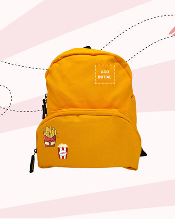 TINY EATS - BACKPACK YELLOW (PRINT)