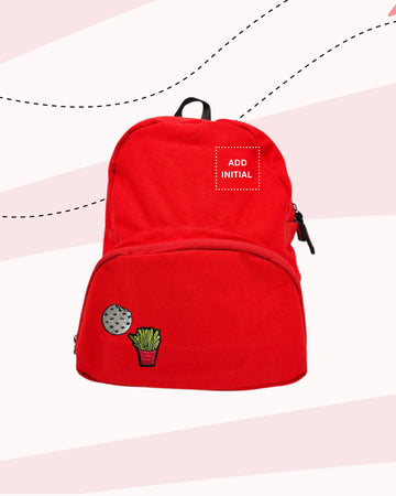 TINY EATS -  BACKPACK RED (PATCH)