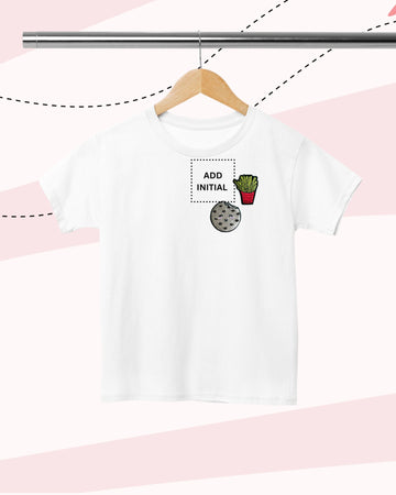 TINY EATS ROUND NECK T-shirt WHITE