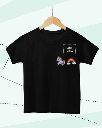 TINY DREAMS ROUND NECK T-shirt BLACK Patches