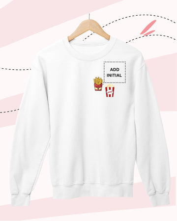 TINY EATS -  SWEATSHIRTS  - PRINT - WHITE