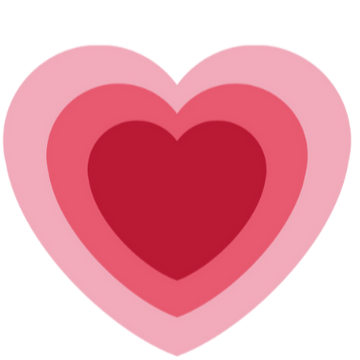 All small print - heart