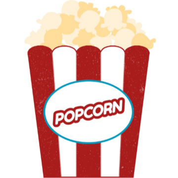 All small print - popcorn