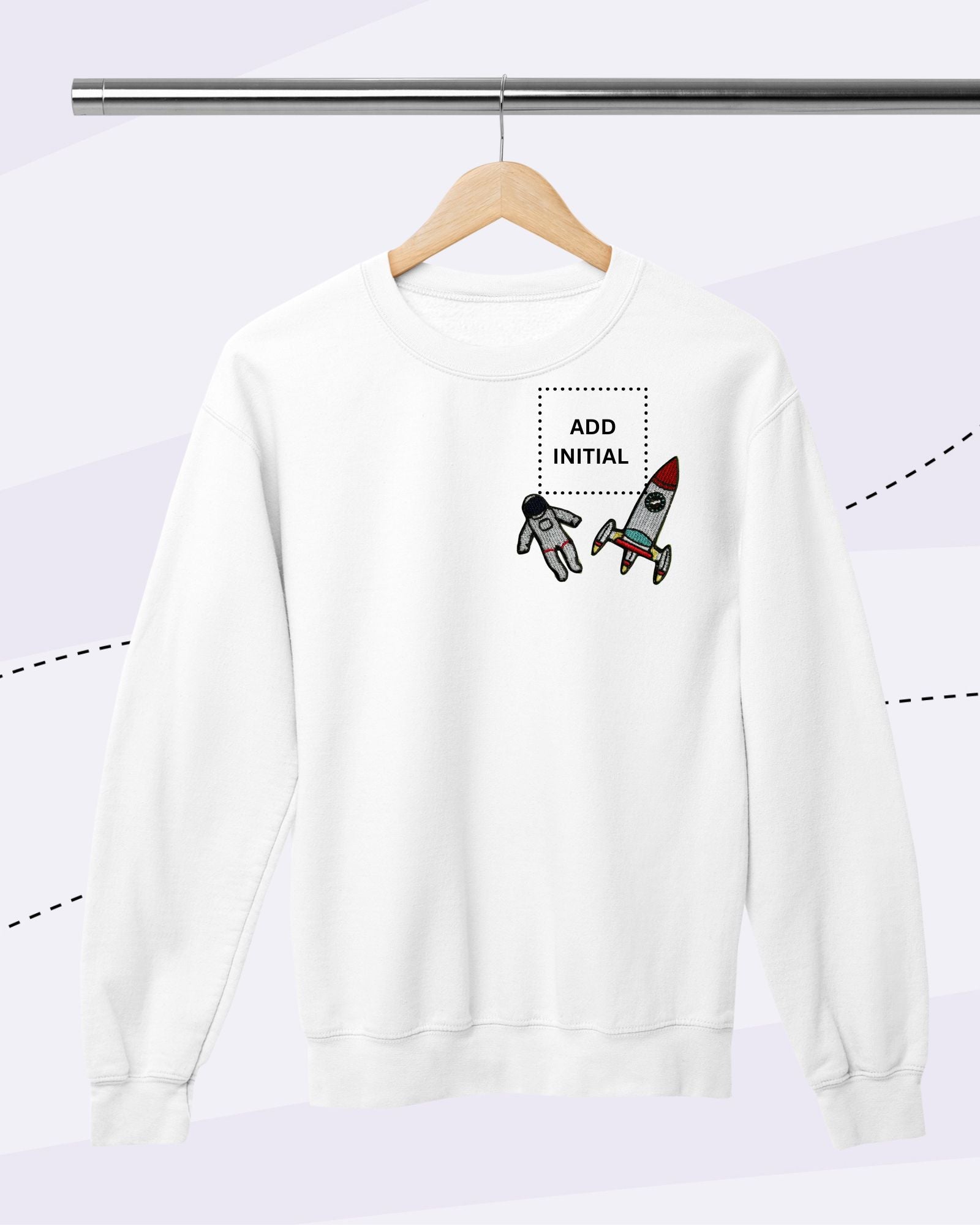 TINY EXPLORES -  SWEATSHIRTS  - PATCH - WHITE