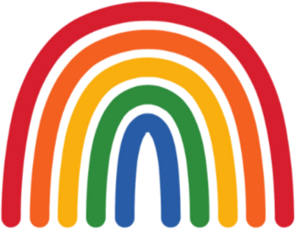 All small print - rainbow