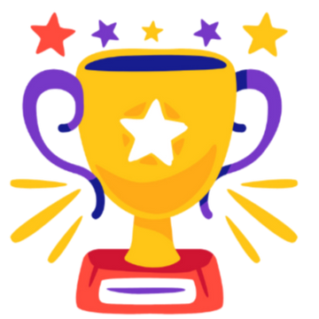All small print - trophy