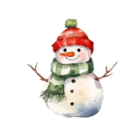 Tiny's snowman print