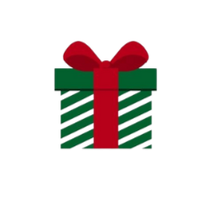 Tiny's Christmas gift box