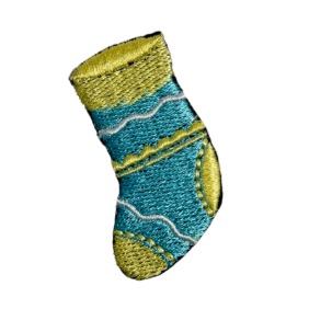 Tiny's Christmas socks patch