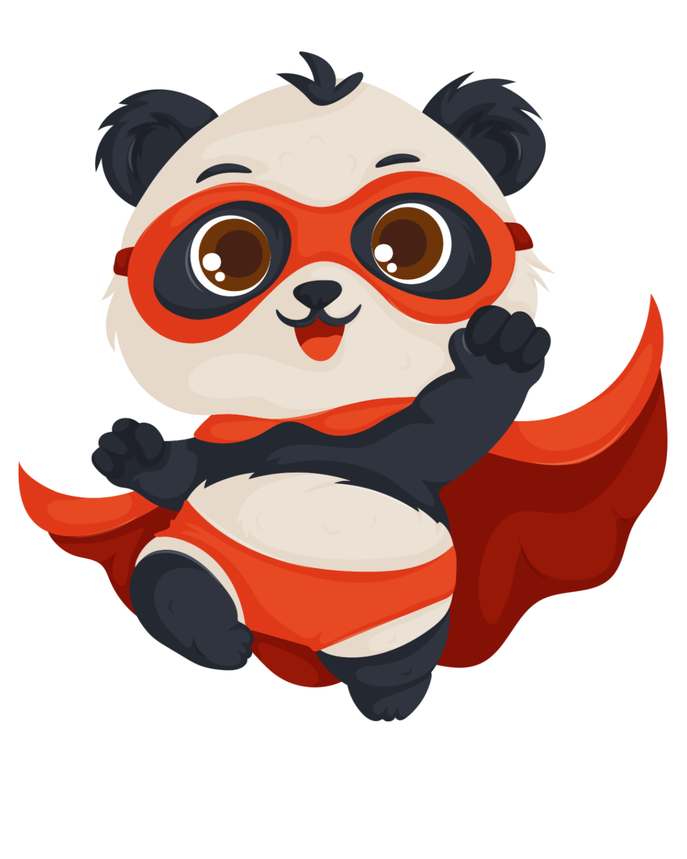 Panda cape print