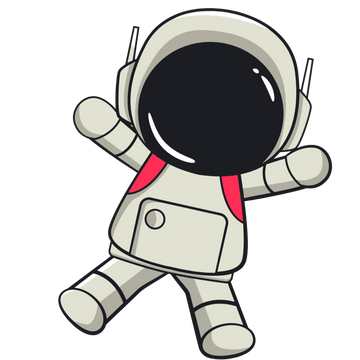 All small print - astronaut