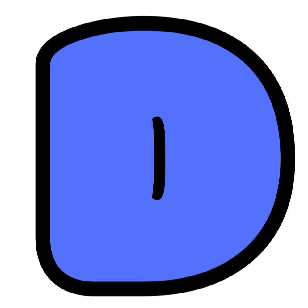 Letter D