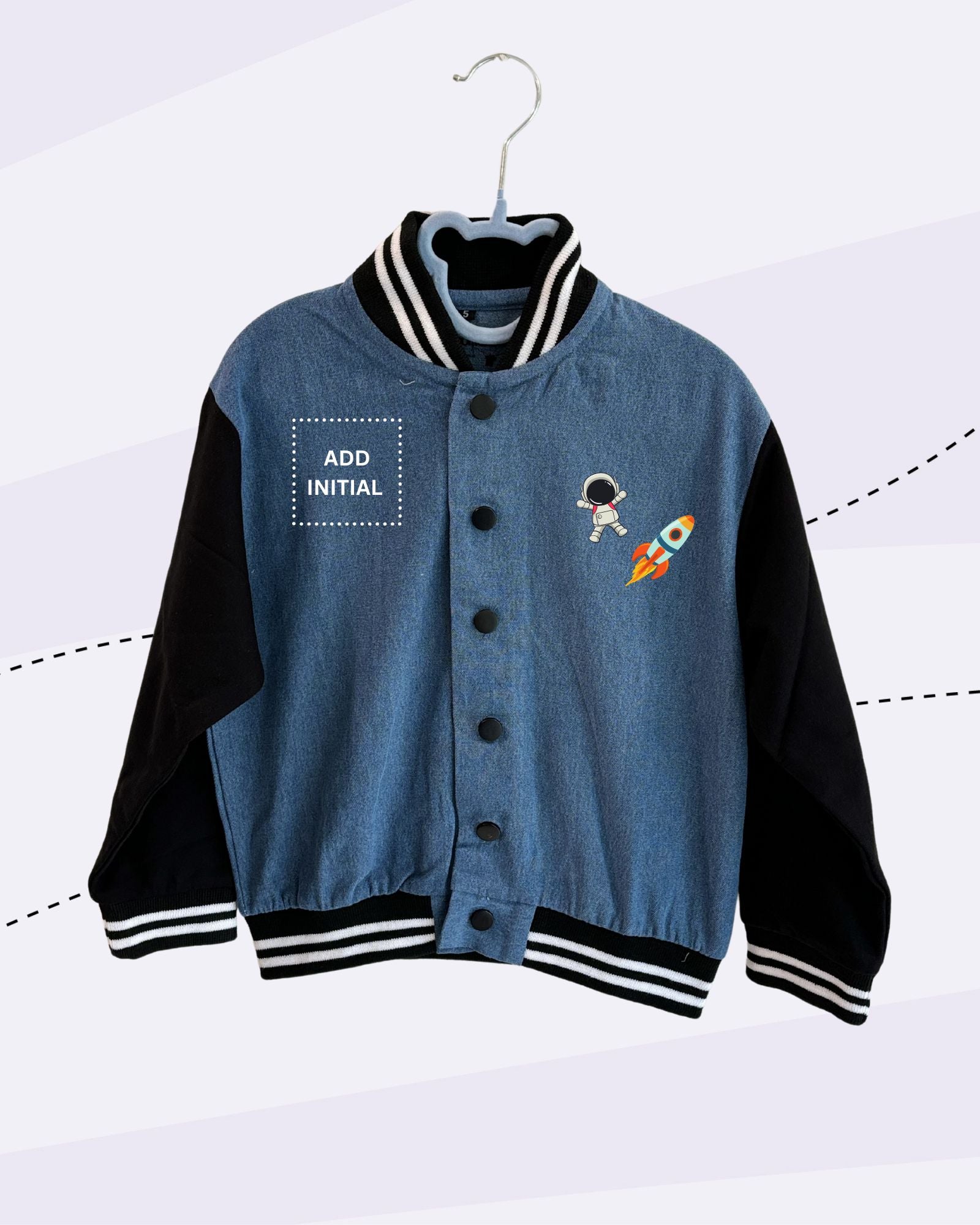 TINY EXPLORES DENIM VARSITY (PRINT)