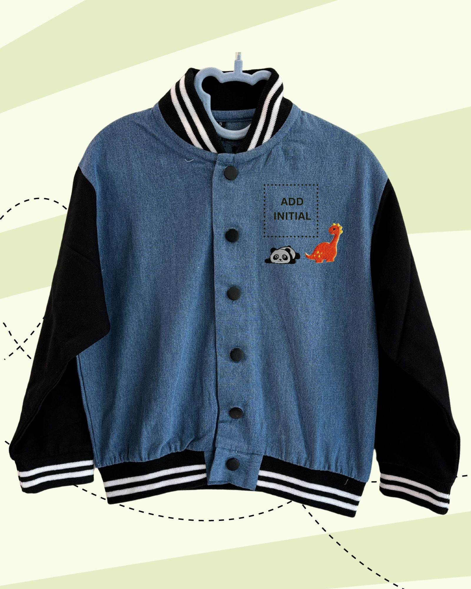 TINY GOES WILD DENIM VARSITY (PATCH)