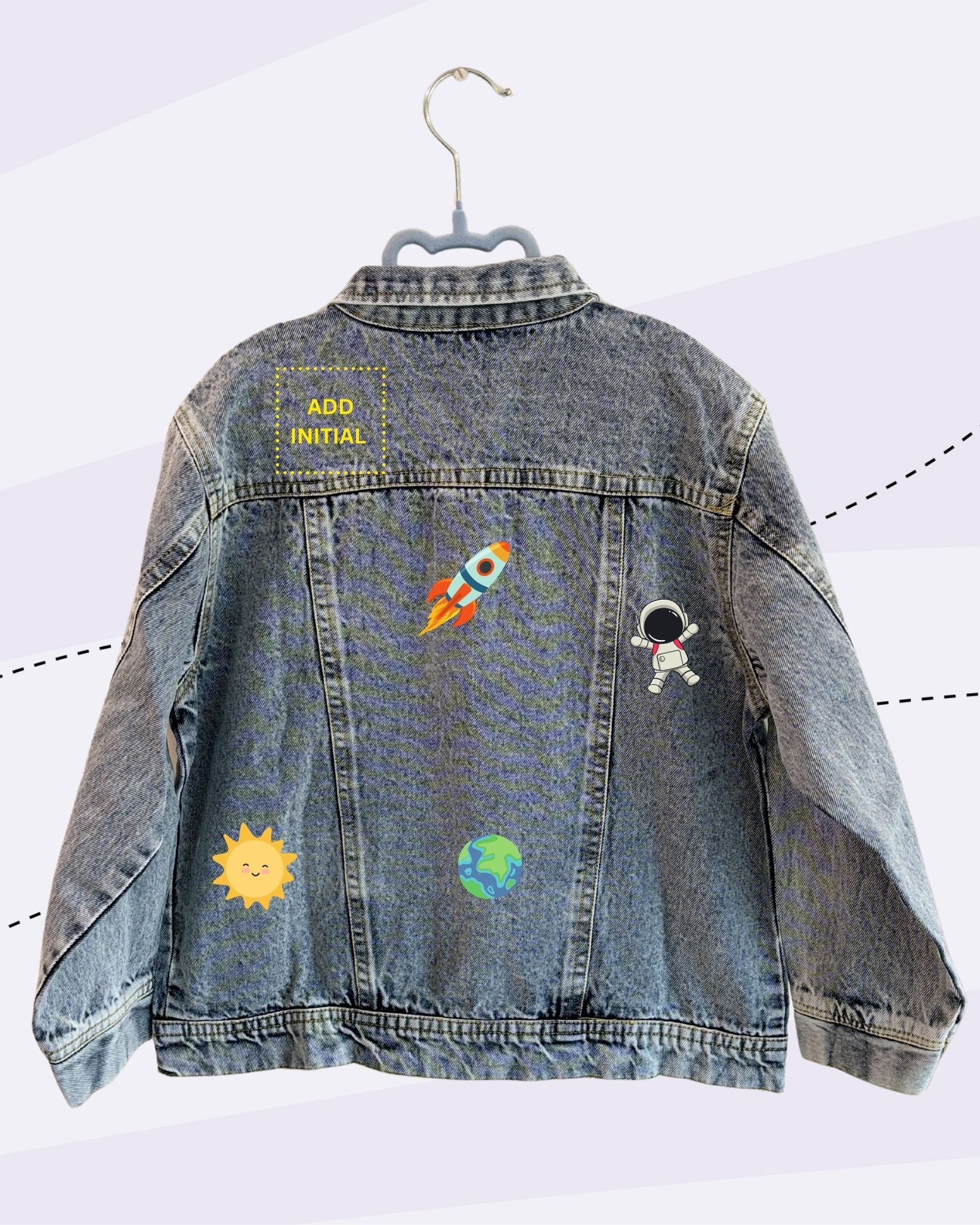 TINY EXPLORES DENIM JACKET (PRINT)