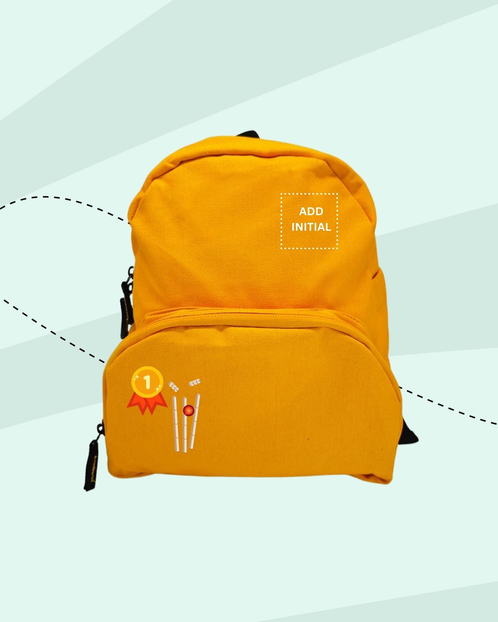 TINY PLAYS -  BACKPACK YELLOW (PRINT)