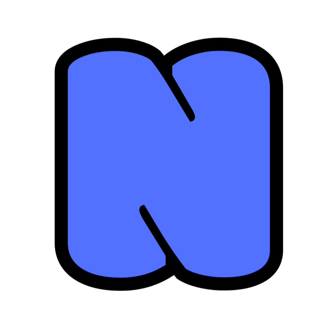 Letter N