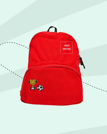 TINY PLAYS -  BACKPACK RED (PATCH)