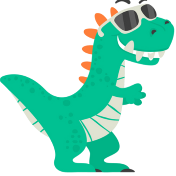All small print - dinosaur