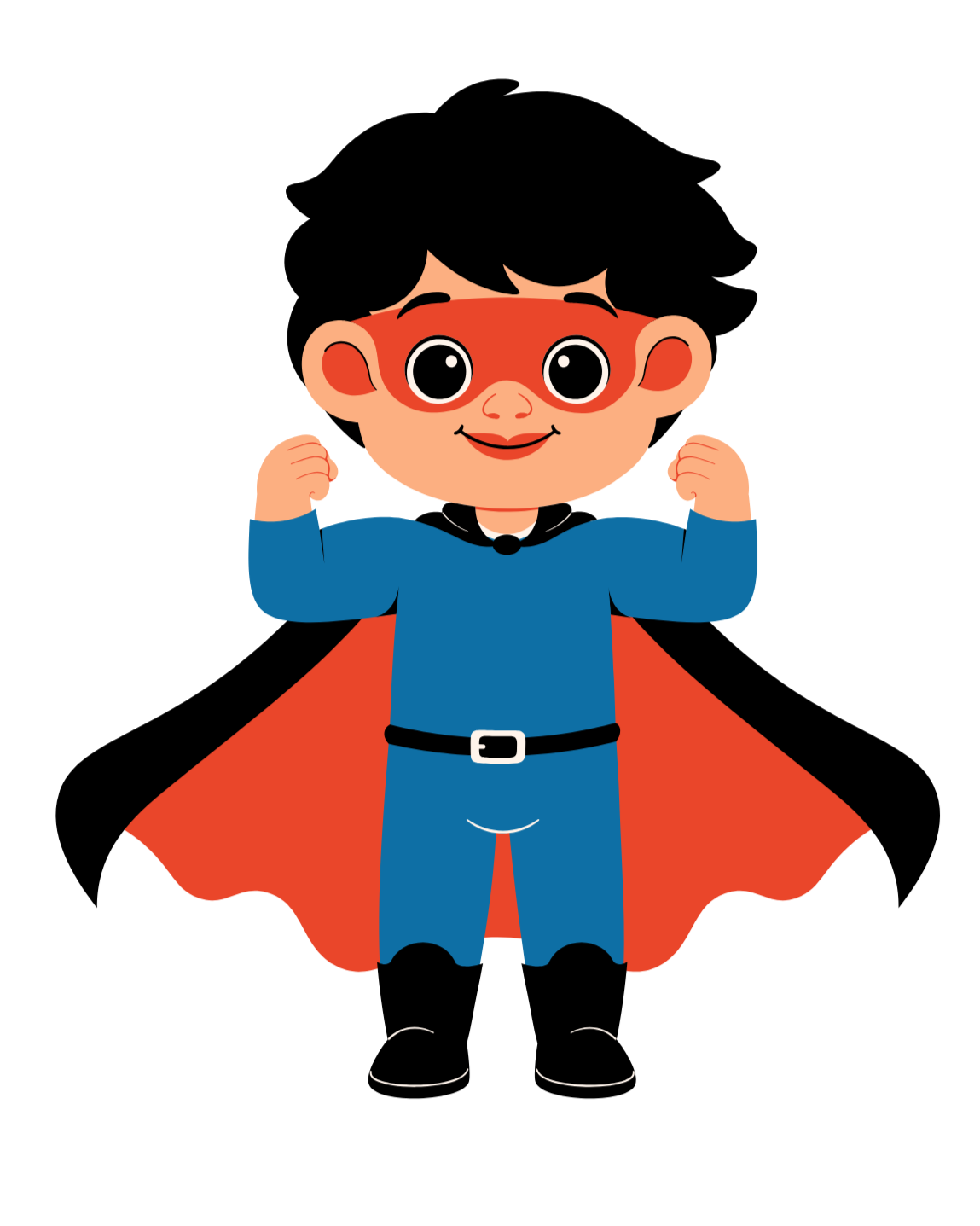 Super Hero cape print