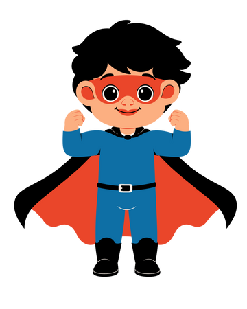 Super Hero cape print