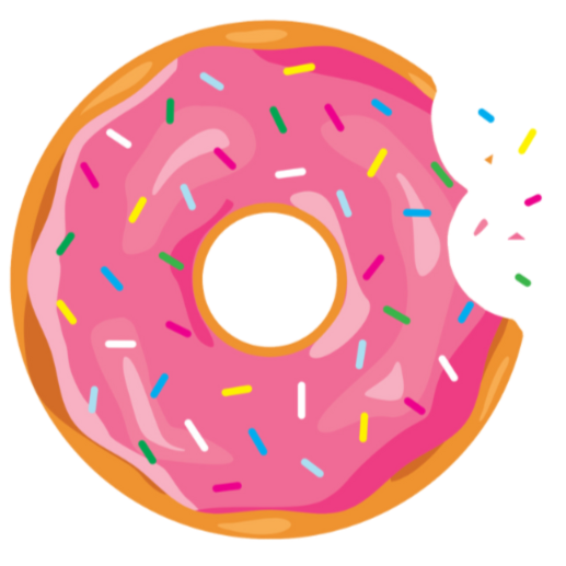 All small print - donut