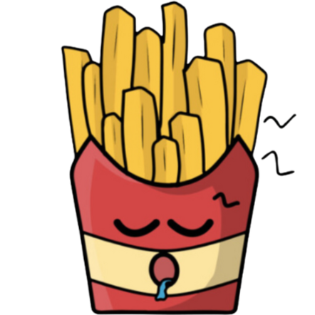 All small print - fries