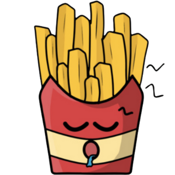 All small print - fries