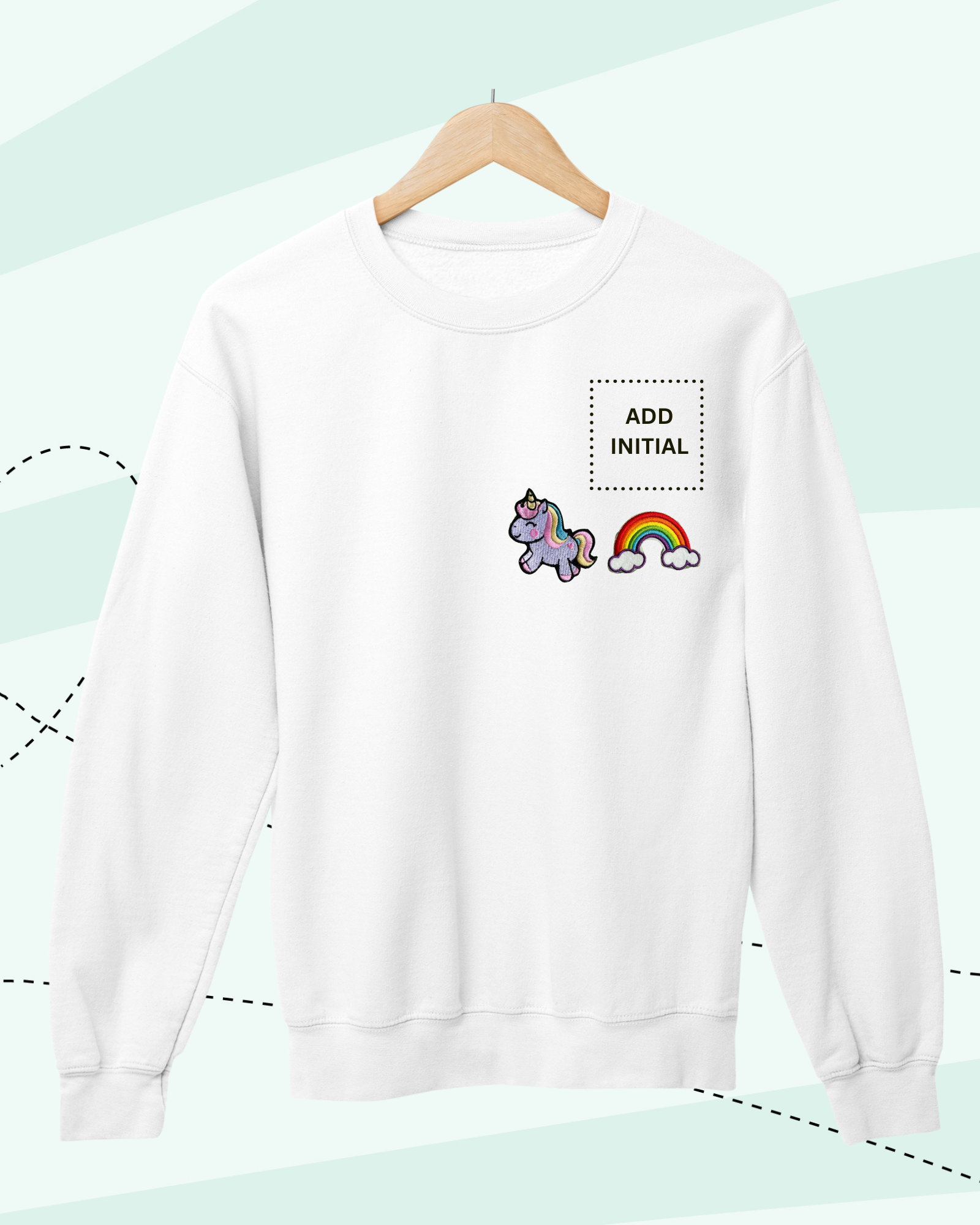 TINY DREAMS -  SWEATSHIRTS  - PATCH - WHITE