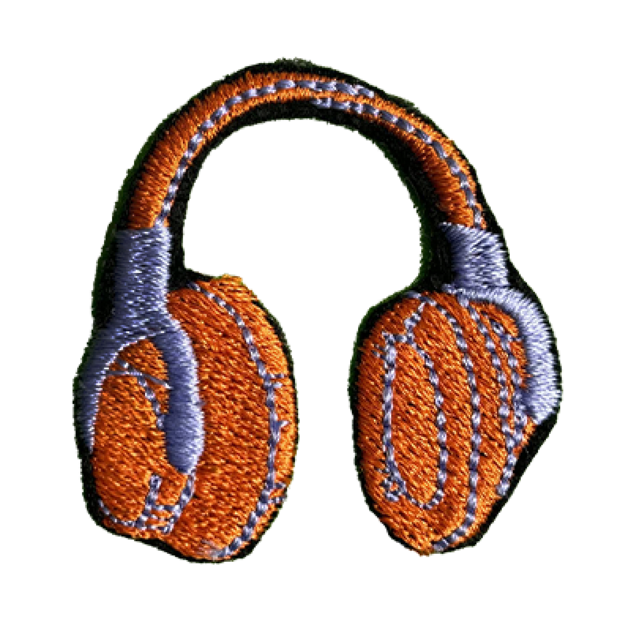 Patch shape headphone