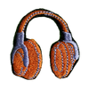 Patch shape headphone