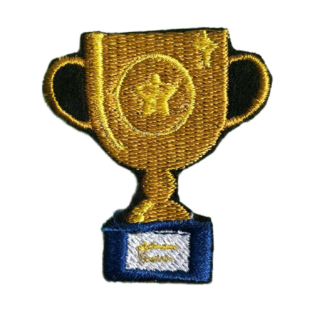 Patch shape trophy