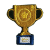 Patch shape trophy