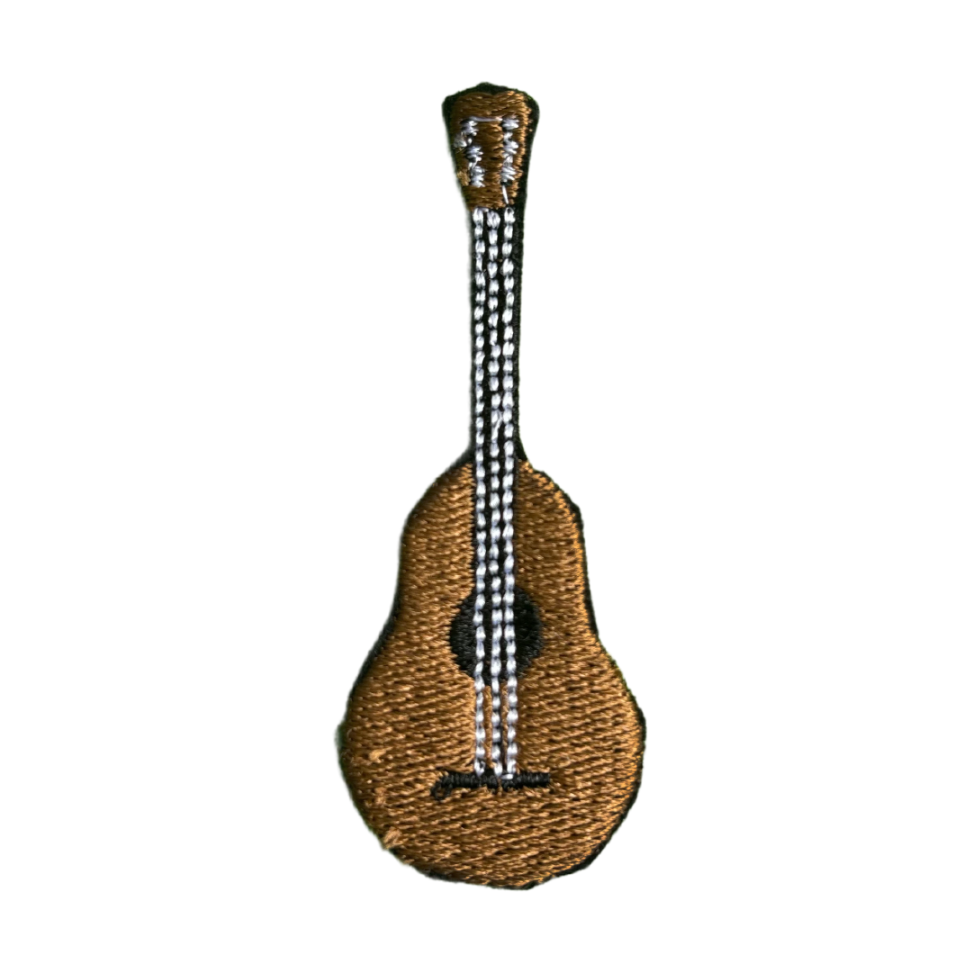 Patch shape guitar