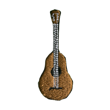 Patch shape guitar