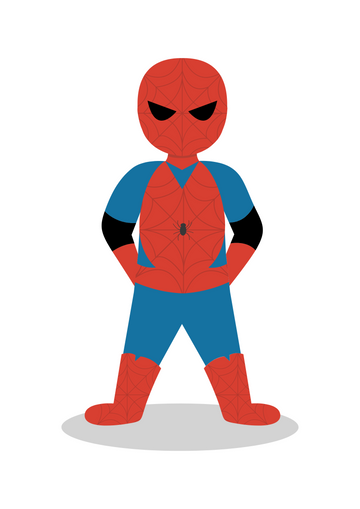 Web Superhero Cape Print